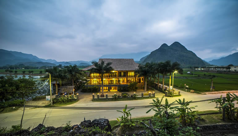 Aldeas thai blancas Mai Chau